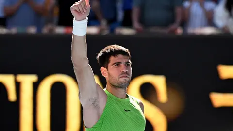 Carlos Alcaraz en Melbourne
- James Ross/AAP/dpa