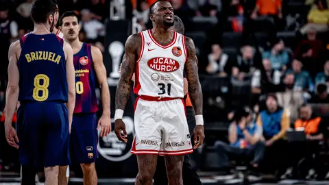 Dylan Ennis fue el mejor de los murcianos | Foto: UCAM Murcia