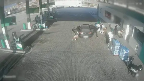 Atraco en una gasolinera
