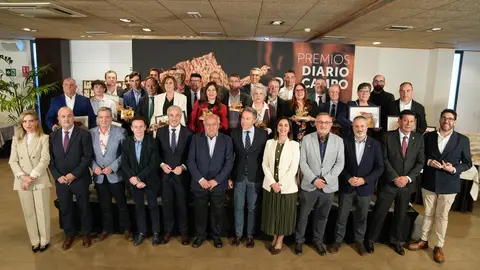 Foto de familia de los Premios Diario del Campo