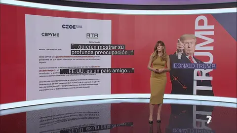 Carta de los empresarios (foto: La 7)