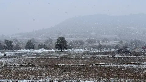 Nieve en Calar de la Santa, Moratalla (foto: La 7)