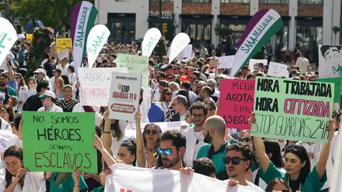 Huelga de m&eacute;dicos