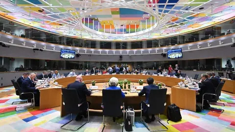 Consejo Europeo reunido en Bruselas en la cumbre ordinaria de octubre (foto: EP)