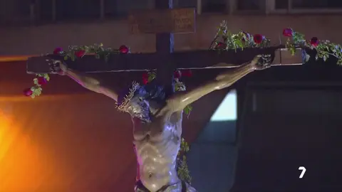 El Sant&iacute;simo Cristo del Perd&oacute;n de Murcia (foto: La 7)
