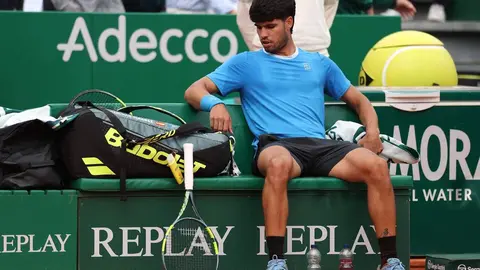 Carlos Alcaraz en la final del ATP Masters 1.000 de Montecarlo (foto: Agencias)