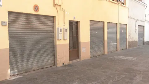Calle de Hell&iacute;n en donde se produjo la muerte violenta de un vecino de Cieza (foto: La 7)