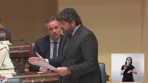 L&oacute;pez Miras en la Asamblea Regional