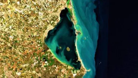 Imagen con alta resoluci&oacute;n del sat&eacute;lite Sentinel-2 captada el d&iacute;a 21 de marzo de 2021 (foto: I. Caballero ICMAN)