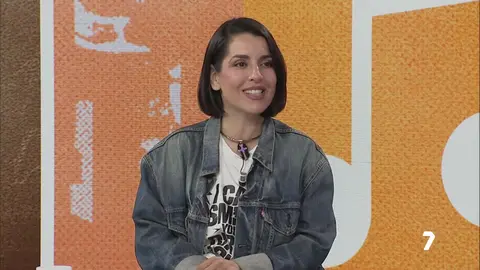 Ruth Lorenzo, en el plat&oacute; de La 7 Noticias (foto: La 7)