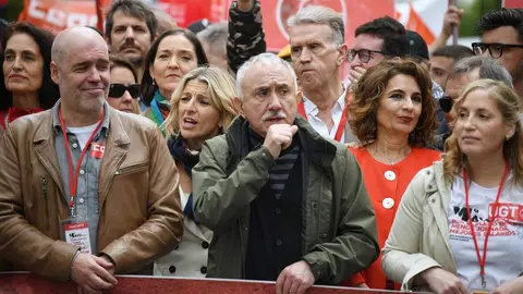 Imagen de archivo de una manifestaci&oacute;n convocada por lo sindicatos en el territorio nacional | Foto: EP