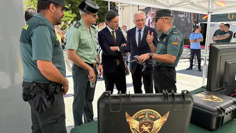El consejero de Fomento e Infraestructuras, Jorge Garc&iacute;a Montoro, en un acto celebrado en Torre Pacheco con motivo del aniversario del Instituto Armado