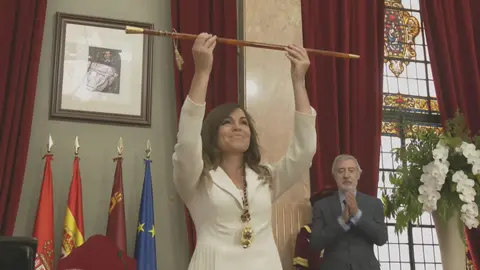 Rebeca P&eacute;rez, alcaldesa de Murcia (foto: La 7)