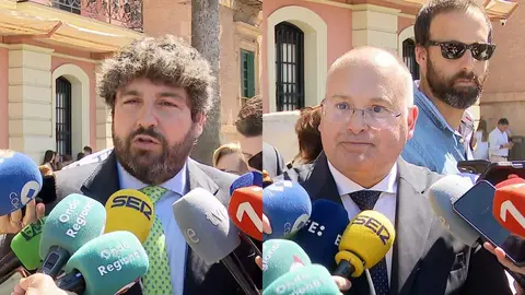 L&oacute;pez Miras y Miguel Tellado (foto: La 7)