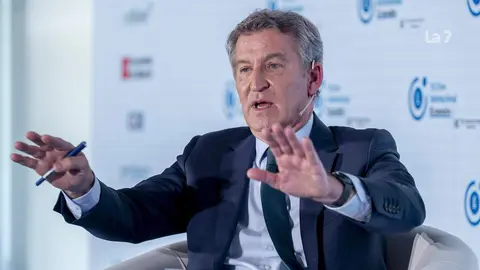 El presidente del PP, Alberto N&uacute;&ntilde;ez Feij&oacute;o