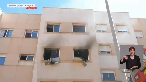 Incendio en una vivienda de Altorreal (foto: La 7)