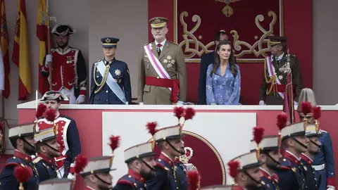 Los Reyes Felipe VI y Letizia y la Princesa Leonor durante el acto central conmemorativo del D&iacute;a de las Fuerzas Armadas, a 30 de mayo de 2026, en Vigo, Pontevedra, Galicia (Espa&ntilde;a).
- Adri&aacute;n Irago - Europa Press