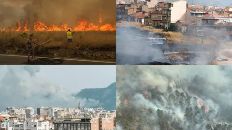 Im&aacute;genes del incendio de Los Garres y Lages (foto: La 7)