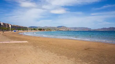 Imagen de archivo de la playa de el Rihuete | Foto: Turismo Regi&oacute;n de Murcia