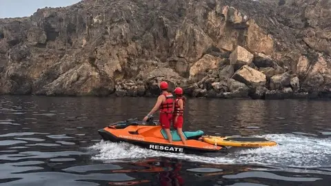 Im&aacute;genes de la b&uacute;squeda (foto: Servicio De Protecci&oacute;n Civil de Cartagena)