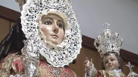 Imagen de la talla de la Virgen de la Fuensanta (foto: La 7)