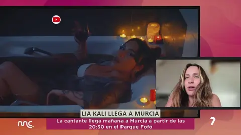 Lia Kali actuar&aacute; este s&aacute;bado en Murcia en una de las &uacute;ltimas fechas de su gira antes de hacer un par&oacute;n musical (foto: La 7)