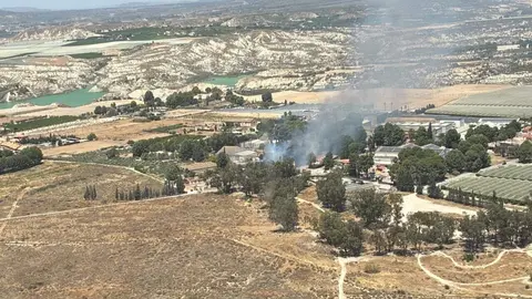 Incendio de vegetaci&oacute;n en Cieza (foto: 112)