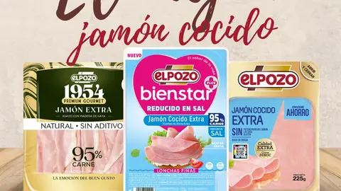 Mejor jam&oacute;n cocido de Espa&ntilde;a calidad-precio es El Pozo Extra 95% carne