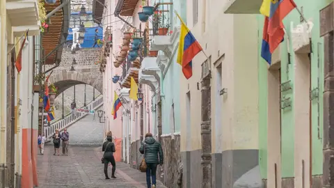 La Ronda, emblem&aacute;tico enclave de Quito, capital de Ecuador