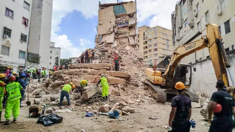 Imagen de las devastadoras consecuencias de los terremotos de Venezuela (foto: EP)