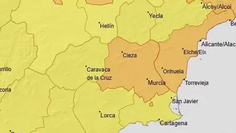 Avisos por calor (foto: Aemet)