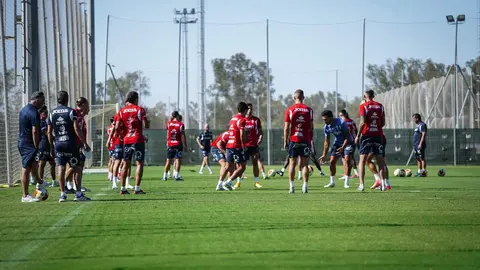Entrenamiento del Real Murcia