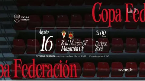 El Real Murcia CF ya conoce el horario de su primer compromiso oficial de la temporada 2026/27.
