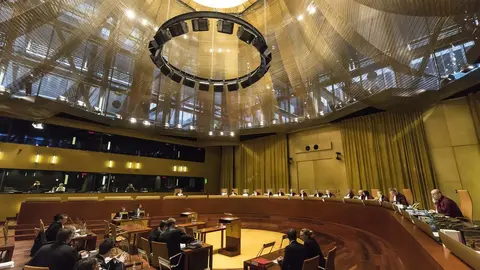 Una vista ante el Tribunal de Justicia de la UE (TJUE) en la Gran Sala.
- LAURENT ANTONELLI / TRIBUNAL DE JUSTICIA UE