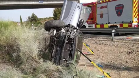 Rescatada y hospitalizada una mujer de 77 a&ntilde;os tras un accidente en la RM-15, en Ceheg&iacute;n
- '1-1-2' REGI&Oacute;N DE MURCIA