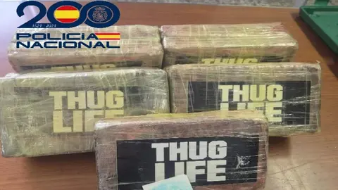 Droga incautada por la Polic&iacute;a Nacional