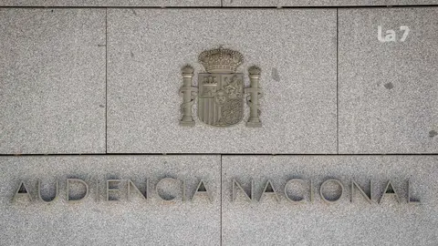 Detalle de la fachada de la Audiencia Nacional