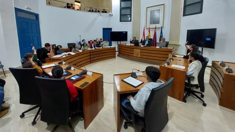 El &Oacute;rgano de Participaci&oacute;n de la Infancia y Adolescencia (OPIA) de Alcantarilla celebr&oacute; hoy su Pleno, en el que losparticipantes de la Comisi&oacute;n Permanente han debatido las propuestas que han ido preparando en los seis &uacute;ltimos meses.