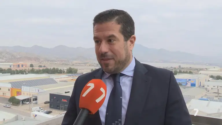 Juan Jodar, presidente de los empresarios de Lorca y comarca, alerta de los riesgos de que la zona se quede sin agua suficiente