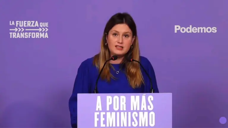 Alejandra Jacinto, portavoz de Podemos