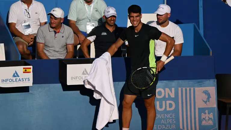 Carlos Alcaraz, en la Hopman Cup