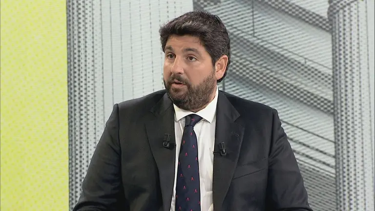 Imagen de archivo de Fernando L&oacute;pez Miras, presidente de la Regi&oacute;n de Murcia (foto: La 7)