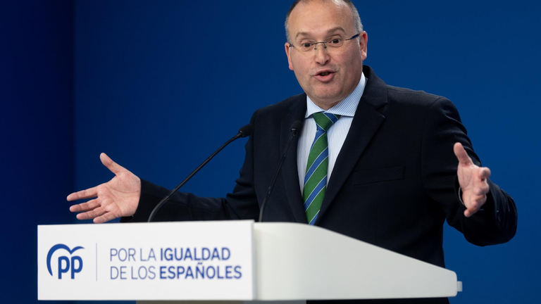 El portavoz del Grupo Parlamentario Popular en el Congreso, Miguel Tellado