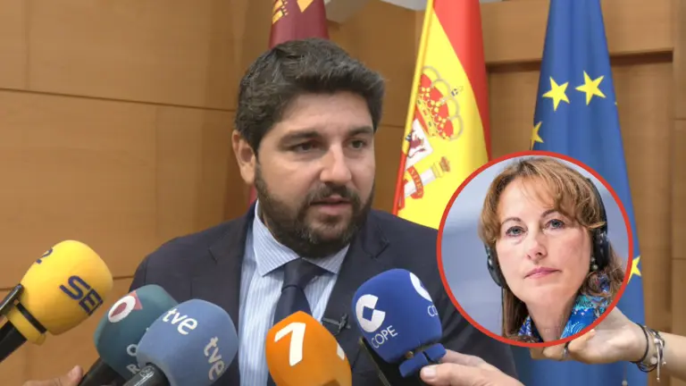 L&oacute;pez Miras y la exministra francesa