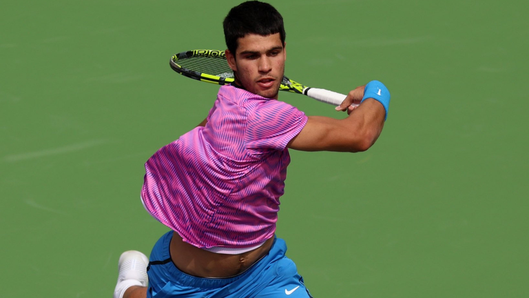 Carlos Alcaraz, en Indian Wells