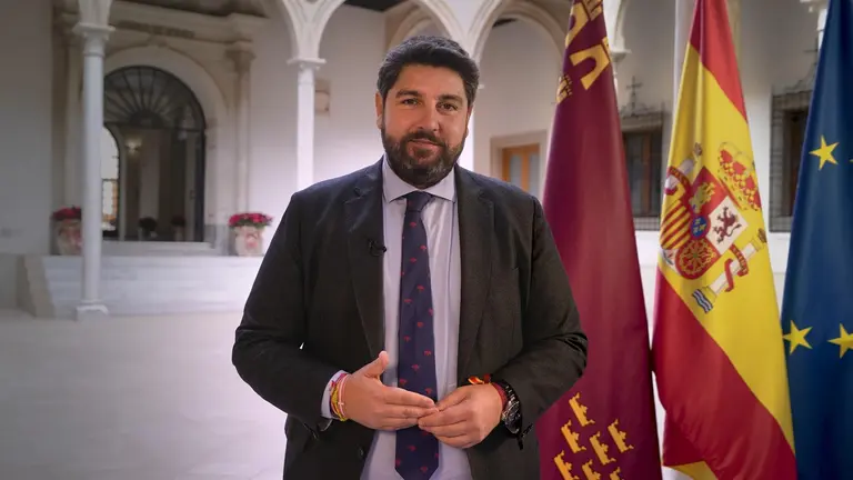 El presidente de la Regi&oacute;n de Murcia, Fernando L&oacute;pez Miras