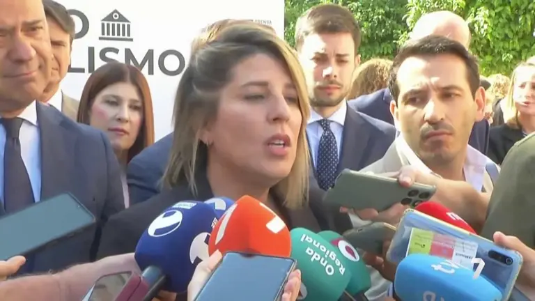 Noelia Arroyo, alcaldesa de Cartagena (foto: La 7)