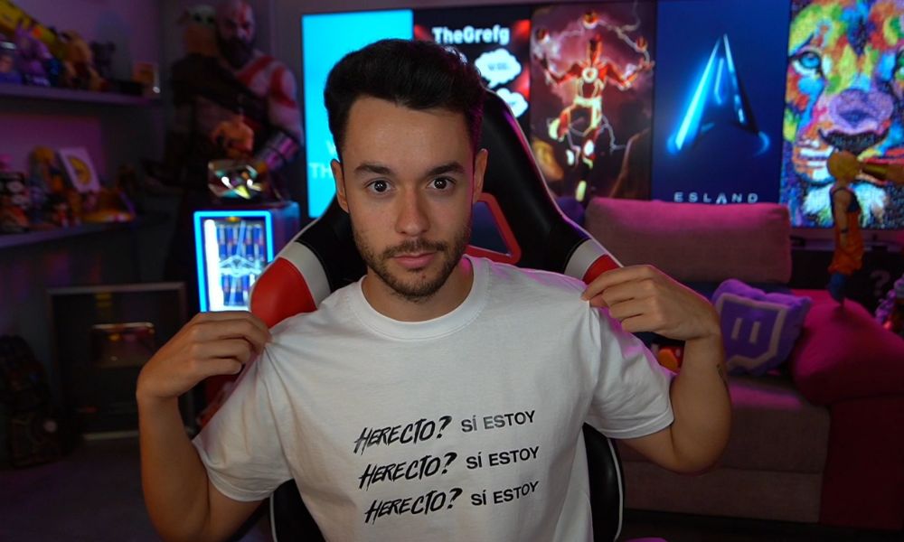 El alhameño TheGrefg, en pleno stream
