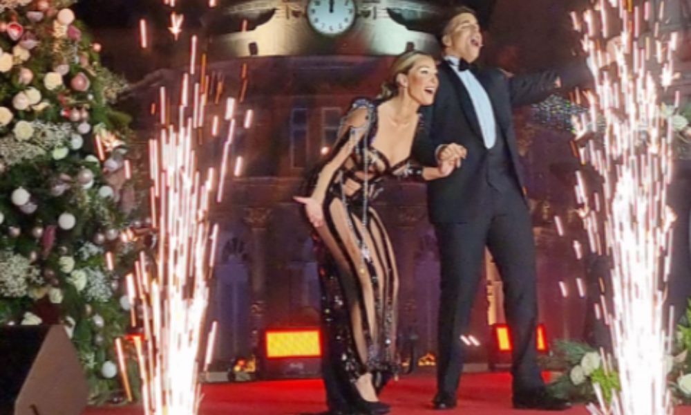 Xuso Jones y Kika Frutos, en la pasada Nochevieja de La 7