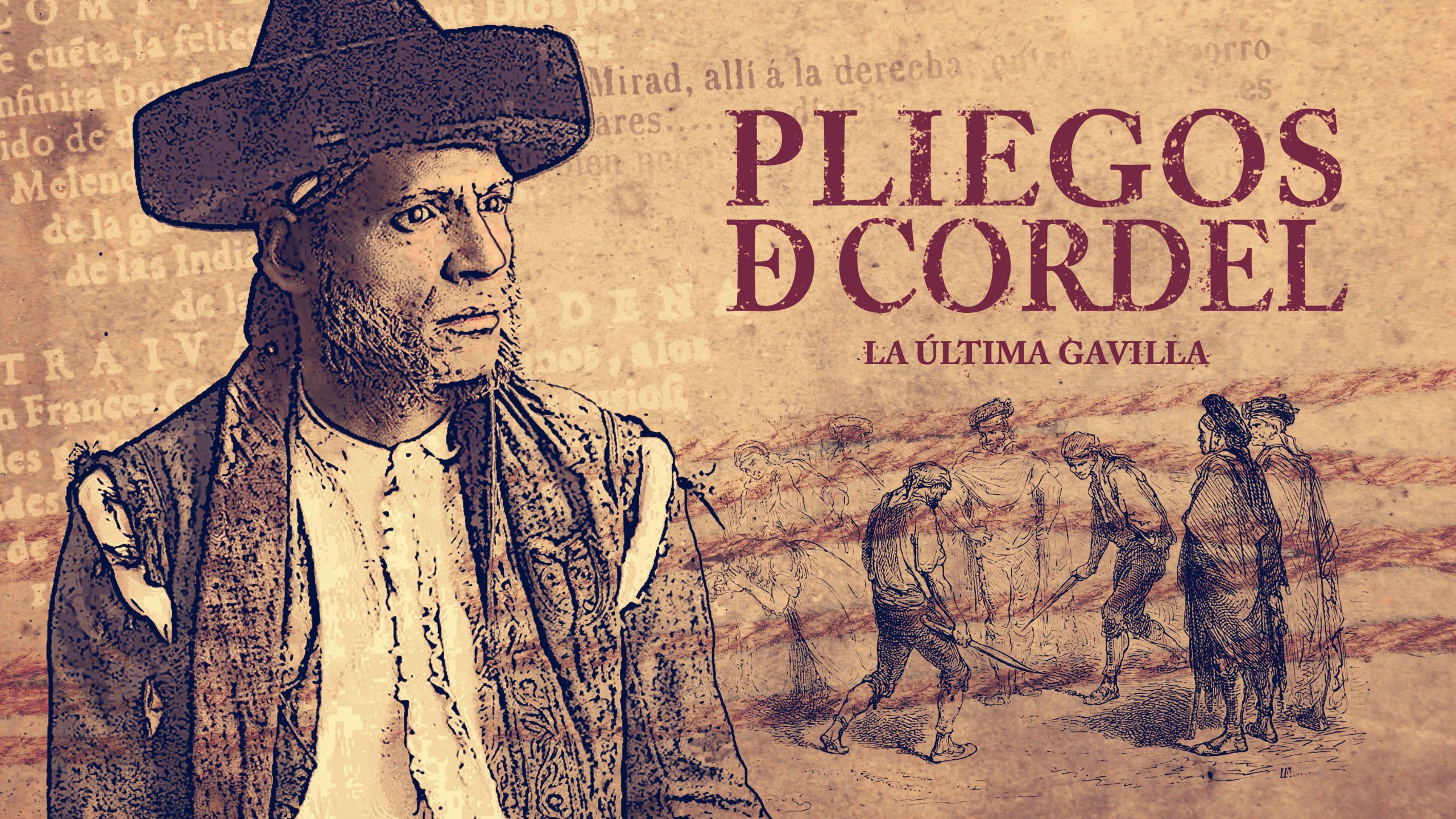 Cartel anunciador de Pliegos de Cordel